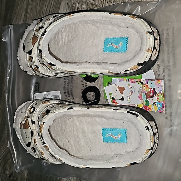 Crocs Cam Cat sherling slides lined soft & Comfy slip on (Hg13 - Picture 4 of 8